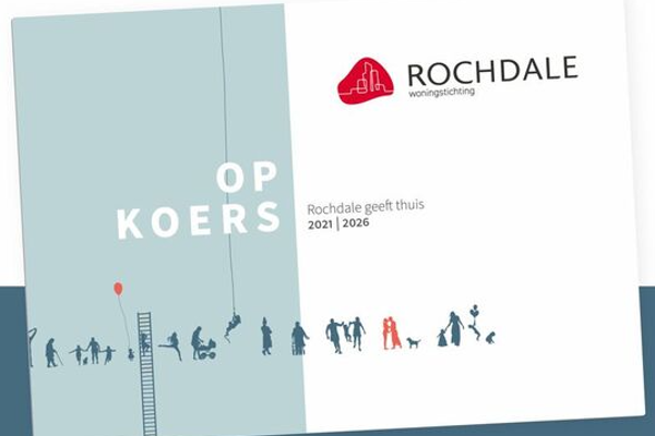 Rochdale ansichtkaart op koers.