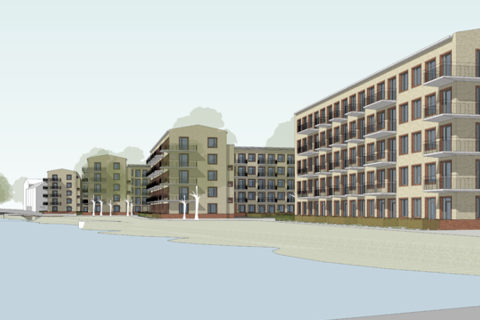 Schetsontwerp nieuwbouw.