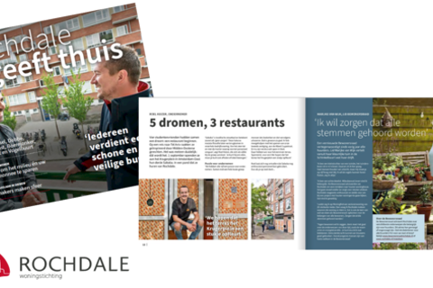 Folder Rochdale geeft thuis.