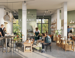 3D schets interieur plint