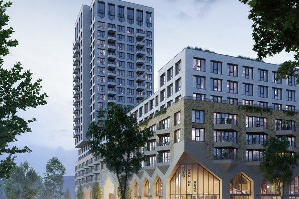 Ontwerp door VORM voor Poort van Zaandam-Oost