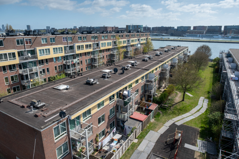 Luchtfoto IJpleinbuurt 