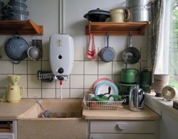 keuken van museumwoning aan de Freek Oxstraat