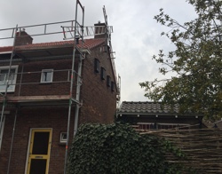 Kraamverblijfplaatsen vleermuizen aan de zijkant van een huis