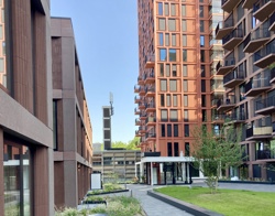 Plesman Plaza Vanuit Binnentuin Met Rechts Rest Van Ottho